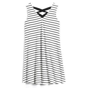 Fortune + Ivy Liberty Black & White Knit Dress